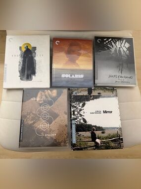 Andrei Tarkovsky Criterion Blu-ray Lot: Andrei Rublev + Solaris + Stalker